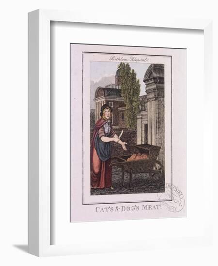 Cat's and Dog's Meat!, Cries of London, 1804-William Marshall Craig-Framed Giclee Print