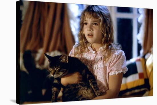 Cat's Eye by LewisTeague with Drew Barrymore, 1984 (d'apres StephenKing, after StephenKing) (photo)-null-Stretched Canvas