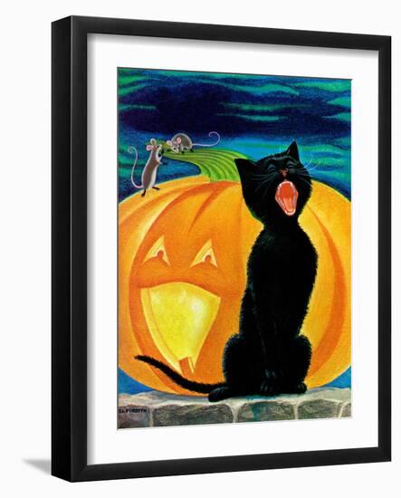 Cat's Meow - Child Life-Dorothy Forsyth-Framed Giclee Print