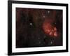 Cat's Paw Nebula in Scorpius-null-Framed Photographic Print