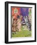 Cat's Tea Party-Louis Wain-Framed Giclee Print