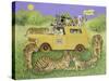 Cat Safari-Pat Scott-Stretched Canvas