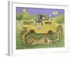 Cat Safari-Pat Scott-Framed Giclee Print