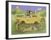 Cat Safari-Pat Scott-Framed Giclee Print