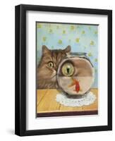 Cat Series #3-J Hovenstine Studios-Framed Premium Giclee Print