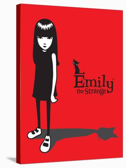 Cat Shadow-Emily the Strange-Stretched Canvas