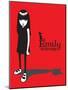 Cat Shadow-Emily the Strange-Mounted Premium Giclee Print