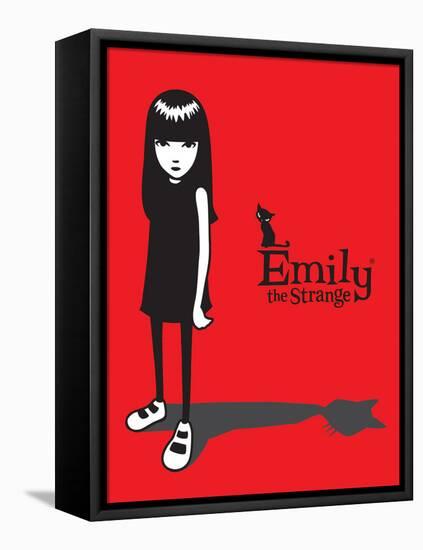 Cat Shadow-Emily the Strange-Framed Stretched Canvas