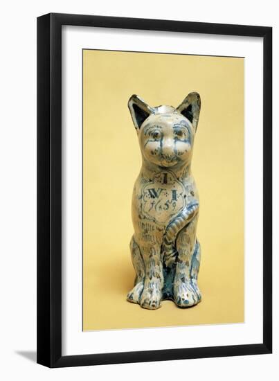 Cat-Shaped Decorated Mug-null-Framed Giclee Print