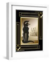 Cat Show Frame 5-Art Deco Designs-Framed Giclee Print