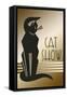 Cat Show-Art Deco Designs-Framed Stretched Canvas