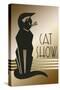 Cat Show-Art Deco Designs-Stretched Canvas