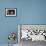 Cat Sitting by Ball of Yarn-DLILLC-Framed Photographic Print displayed on a wall