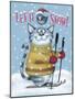 Cat Ski-Margaret Wilson-Mounted Giclee Print