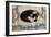 Cat Sleeping on an Armchair-Sei Koyanagui-Framed Art Print