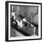 Cat Splash-Robin Adler-Framed Photographic Print