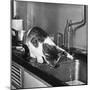Cat Splash-Robin Adler-Mounted Photographic Print
