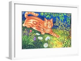 Cat Stalking-Louis Wain-Framed Giclee Print