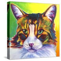 Cat - Tabby-Dawgart-Stretched Canvas