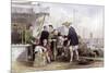 Cat Tea Merchants-Thomas Allom-Mounted Art Print