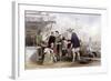 Cat Tea Merchants-Thomas Allom-Framed Art Print