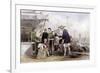 Cat Tea Merchants-Thomas Allom-Framed Premium Giclee Print