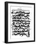 'Cat Violin Score' by Moritz von Schwind-Moritz Ludwig von Schwind-Framed Giclee Print