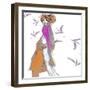 Cat Walk Chic-FS Studio-Framed Giclee Print