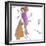 Cat Walk Chic-FS Studio-Framed Giclee Print