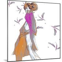 Cat Walk Chic-FS Studio-Mounted Giclee Print