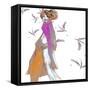 Cat Walk Chic-FS Studio-Framed Stretched Canvas