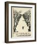 Cat Walking-null-Framed Giclee Print