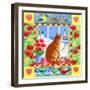 Cat Winter View-Geraldine Aikman-Framed Giclee Print