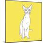 Cat With Big Ears-Anna Nyberg-Mounted Art Print