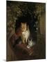 Cat with Kittens, by Henriette Ronner, C. 1844-Henriette Ronner-Mounted Art Print