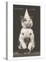 Cat with Pointed Hat, Court Jester-null-Stretched Canvas