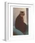 Cat with Small Head-null-Framed Art Print