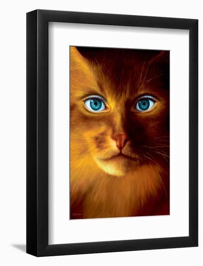 Cat Woman-Jim Warren-Framed Premium Giclee Print