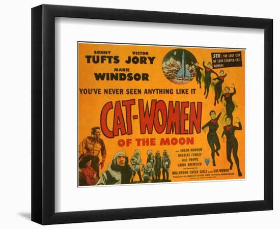 Cat Women of the Moon, 1954-null-Framed Art Print