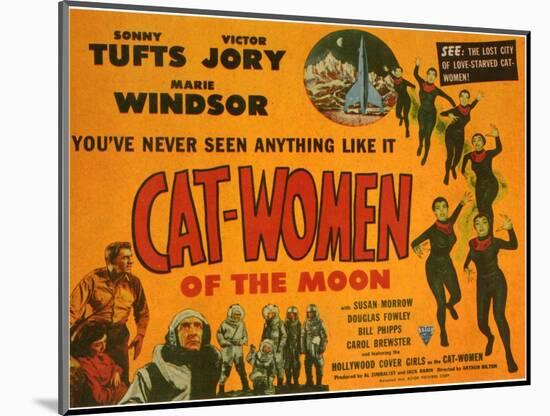 Cat Women of the Moon, 1954-null-Mounted Art Print