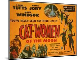 Cat Women of the Moon, 1954-null-Mounted Art Print