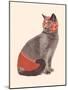 Cat Wrestler-Florent Bodart-Mounted Giclee Print