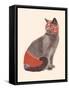 Cat Wrestler-Florent Bodart-Framed Stretched Canvas
