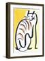 Cat XIV-Diana Ong-Framed Giclee Print