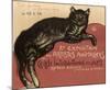 Cat-Théophile Alexandre Steinlen-Mounted Art Print