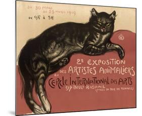 Cat-Théophile Alexandre Steinlen-Mounted Art Print