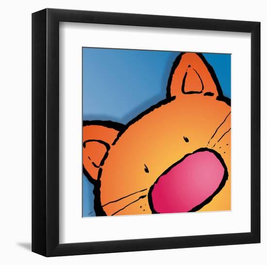 Cat-Jean Paul-Framed Art Print