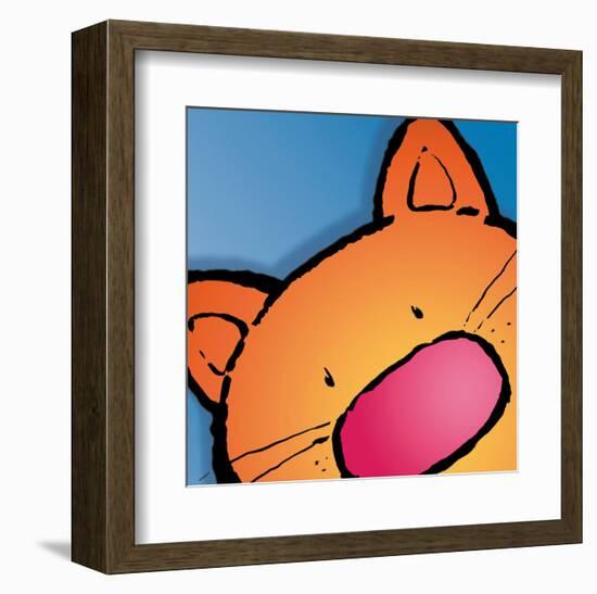 Cat-Jean Paul-Framed Art Print