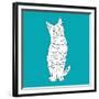 Cat-Anna Nyberg-Framed Giclee Print