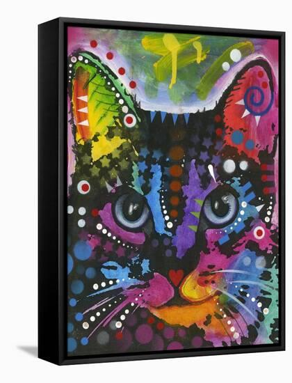 Cat-Dean Russo-Framed Stretched Canvas